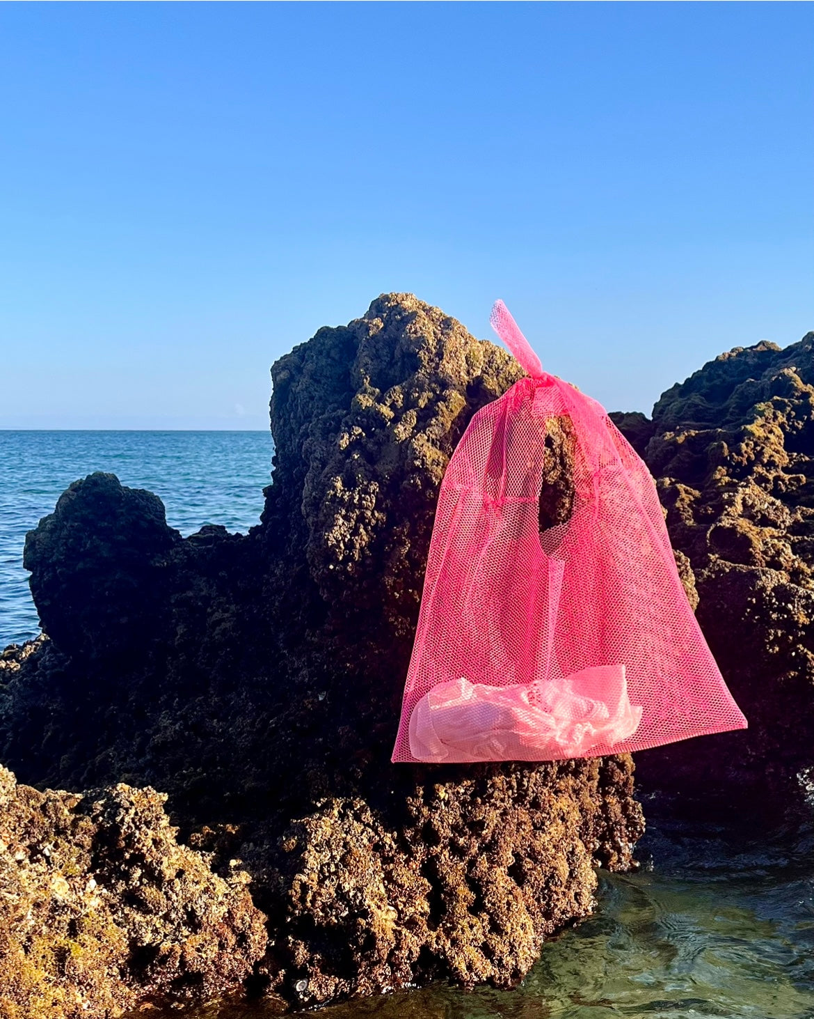 Saco de praia solidário