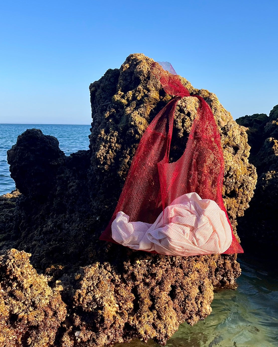 Saco de praia solidário